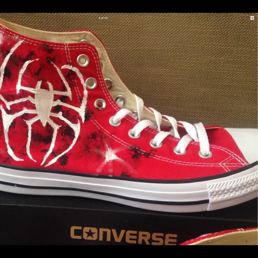 Custom Converse Spiderman Marvel